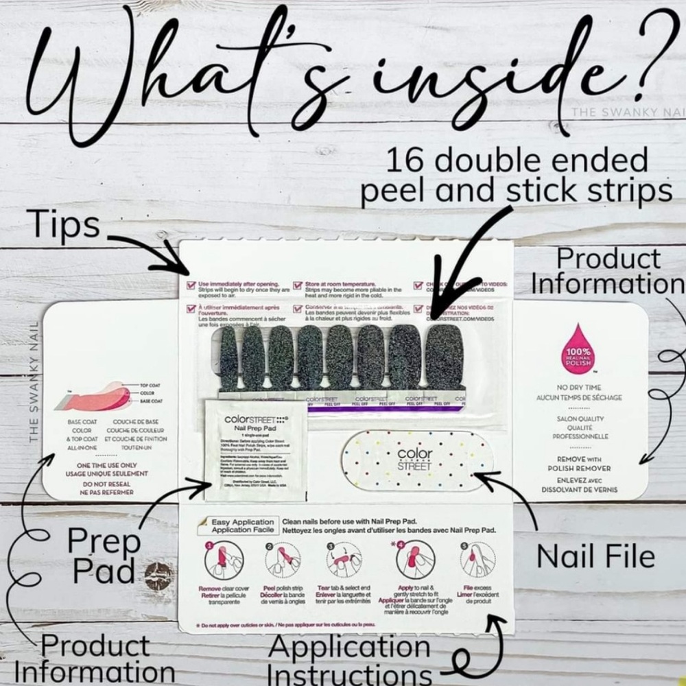 Color Street Pink and Brown Press-On Nails Shimmer Finish - Picture 4 of 4